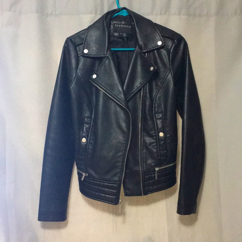 Bernardo Faux Leather Jacket